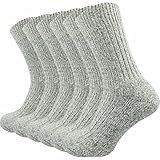 Herren Norweger Socken (6 Paar) warme & dicke Thermosocken gegen kalte...