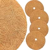 Akuoly Kokosmatten Winterschutz für Pflanzen 40cm Kokos-Mulchscheibe für...
