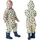 Regenanzug Kinder Regenjacke Wasserdicht Regen Overall Jungen Mädchen...