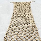 Dekoratives Seilnetz für Drinnen oder Draußen, Sicherheit Schutzhanfseil...