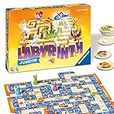 Ravensburger Kinderspiel 20847 - Junior Labyrinth - Familienklassiker für...