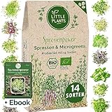 Sprossen Samen Microgreens Starter Set BIO - 14 Sorten BIO Sprossen zum...