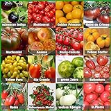 Prademir – Tomatensamen Set aus 16 seltenen & alten Sorten – Tomaten...