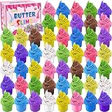 50 Pack Butter Slime Kit für Kinder, Stress Relief Spielzeug für Jungen &...