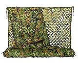 NINAT Tarnnetz Camouflage Netz 2Mx3M Woodland Jagd Tarn Waldlandschaft...