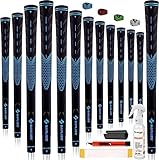 SAPLIZE Golfgriffe 13er-Set mit komplettem Regripping-Kit, Midsize,...