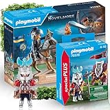 PLAYMOBIL 71297 Novelmore Übungsplatz 70378 Special Plus Zwergenritter –...