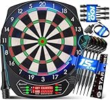 KESSER® Elektronische Dartscheibe Profi Set - E Dartboard mit 15...