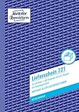 AVERY Zweckform 721 Lieferscheine (DIN A5, mit 2 Blatt Blaupapier, mit...