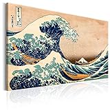 murando Akustikbild die große Welle vor Kanagawa Bilder Akustikschaum...