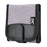 JJC Filtertasche mit 3 Fächern für Filter bis Ø 82mm, Elastisches...