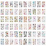 ACWOO Temporäre Tattoo Set Kinder Tattoos, 60 Blätter Kindertattoos...