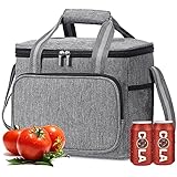 15L Kühltasche Picknicktasche Klein Faltbar Thermotasche für Essen...