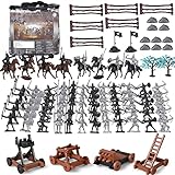 Boderam Mittelalterliche Ritter Spielzeug 110PCS Alte Soldaten Krieger...