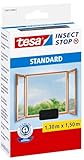 tesa Insect Stop Standard Fliegengitter für Fenster - Insektenschutz...