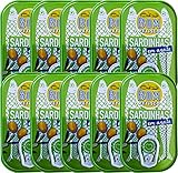 Bom Petisco Sardinen in Olivenöl 10x120 g - Premium-Qualität aus Portugal...