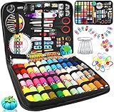 TWBEST 304pcs Nähset,Nähzubehör Set,Sewing Kit,43 Spulen Garn,Nähzeug...