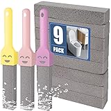 12 Stück Bimsstein Toilettenreiniger,9 Stück Bimsstein Toilette mit 3...