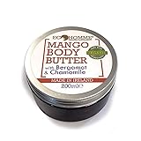 EcoHomme Mango-Körperbutter mit Bergamotte & Kamille, mit Kakaobutter,...