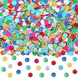 MARFOREVER Konfetti Rund, Bunt Glitzer Konfetti Faschingsdeko Tisch...