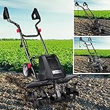 BRAST® Motorhacke Gartenfräse Elektro | 1200-1500 Watt | 36-45cm...