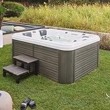 HOME DELUXE - Outdoor Whirlpool - Beach Plus Treppe und Thermoabdeckung -...