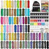 WEREWOLVES Paracord 550 Combo Crafting Kits mit Anleitung- 80 Farben 10ft...