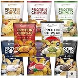 IronMaxx Protein Chips 40 - Kennenlernpaket - Mixbox - High Protein Low...