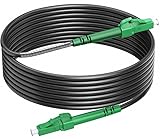 RamboCables 10M Gepanzerte Glasfaser-Kabel LC/APC auf LC/APC, Simplex...