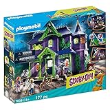 PLAYMOBIL SCOOBY-DOO! 70361 Abenteuer im Geisterhaus, Mit Licht- und...