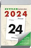 ZETTLER Tagesabreißkalender L 2024, im Format 6,6 x 9,9 cm, Bürokalender...