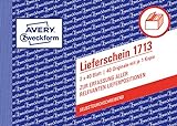 AVERY Zweckform 1713 Lieferschein speziell für Österreich (A6 quer, 2x40...