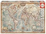 Educa - Puzzle 1500 Teile für Erwachsene | Antike Karte, 1500 Teile Puzzle...