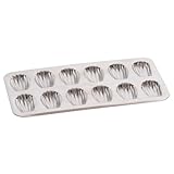 Gobel 164710 Backform für 12 Madeleines, aus Eisen, Weiß