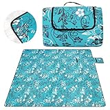 DICLLY Picknickdecke 200x200cm,Campingdecke Wärmeisoliert mit...