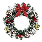 Türkranz Weihnachten, 30cm Weihnachtskranz Haustür, Christmas Decorations...