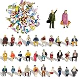 Kleine Figuren Menschen 60-Teiliges Set Miniaturfiguren Menschen Farbe...