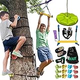 Trailblaze Zipline-Set und Baum-Klettergriffe - 70 Fuß Slackline-Zipline...