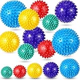 15 Stück Massageball Set Igelbälle Noppenbälle für Selbstmassage...