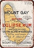 TammieLove Metall-Blechschild, 30,5 x 40,6 cm, 1937 Mount Gay Eclipse Rum,...
