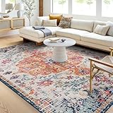 Livabliss Asmara Vintage Teppich groß - Teppich Wohnzimmer 160x220 cm,...