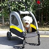 BingoPaw Hundebuggy für Kleine Hunde: Faltbarer Hundewagen für...