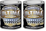 Hammerite METALLSCHUTZLACK ULTIMA MATT TIEFSCHWARZ RAL9005 750ML (Packung...