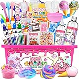 MUOIVG Schleim Set Zum Selber Machen, Geschenke für Mädchen, Slime Kit...