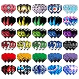 CyeeLife Dart Flights,30 Sets 90 Stück PET Standard Dart zubehör Perfekte...