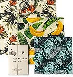 beegut Bienenwachstücher 3er Set aus Deutschland mit Bio Rohstoffen,...