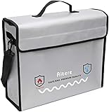 Feuerfeste Dokumententasche, Feuersichere und Wasserdichte Dokumentenbox,...