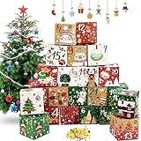 DTYGUIXE 24 Stück Adventskalender zum Befüllen Adventskalender Boxen...