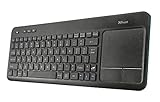 Trust Veza Kabellose Tastatur mit XL Touchpad, Deutsches QWERTZ Layout,...