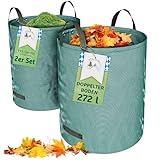 TTL Garden 2x 272L Gartensack - DOPPELTER BODEN extra stabil selbststehend...